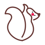 海湾松鼠 Logo